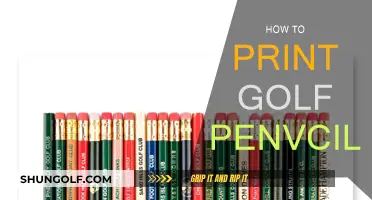 Golf Pencil Printing: A Quick Guide