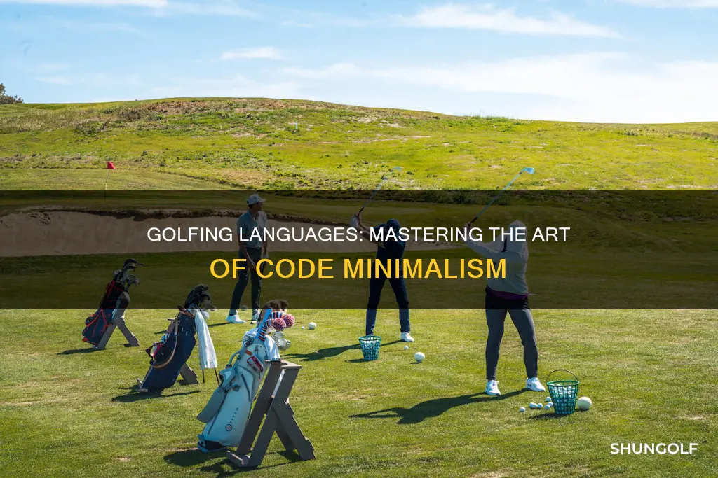 how to program in golfing languages