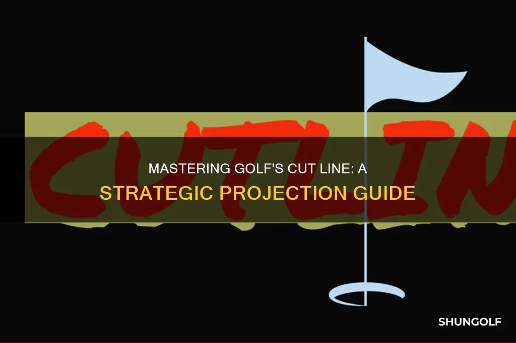 how to project the cut line in golf