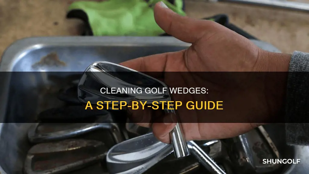 how to properly clean golf wedges