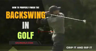 Mastering the Golf Backswing: Perfect Finish for Power and Precision