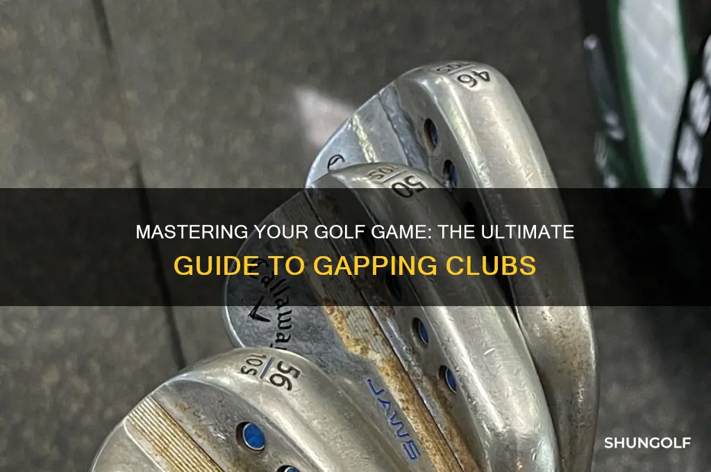 how to properly gap golf clubs