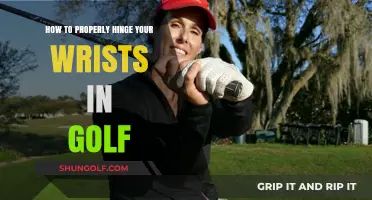 Mastering the Perfect Golf Swing: A Guide to Proper Wrist Hinging
