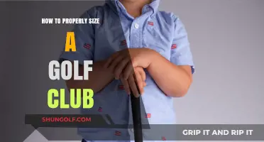 Mastering Your Swing: The Ultimate Guide to Golf Club Sizing