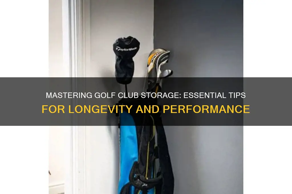 how to properly store golf clubs