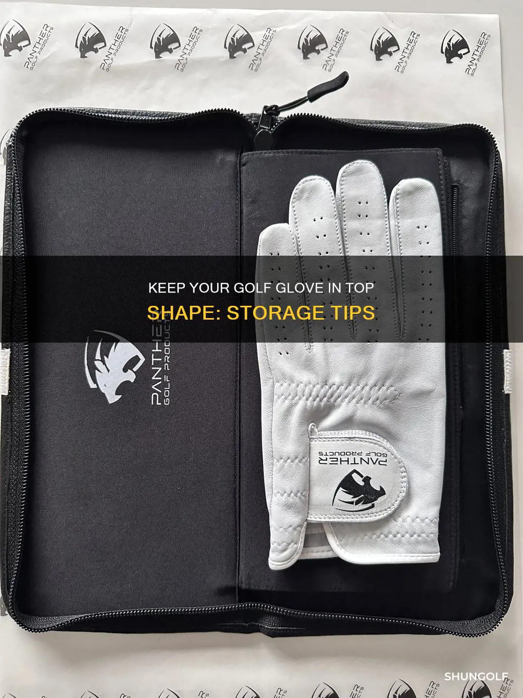 how to properly store golf glove