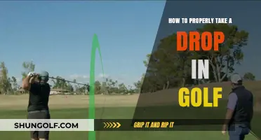Mastering the Art of Taking a Proper Drop in Golf