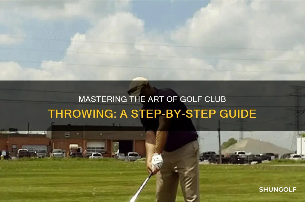 how to properly throw a golf club