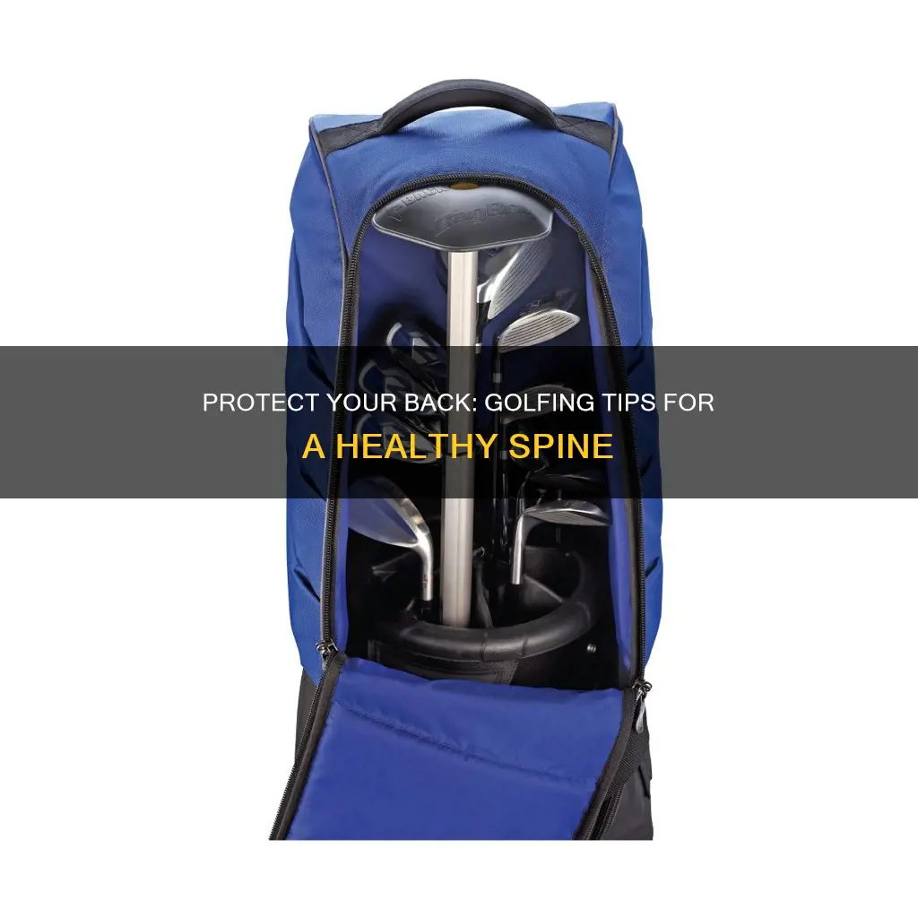 how to protect back while golfing