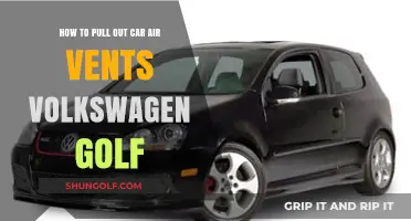 Easy Guide: Removing Volkswagen Golf Car Air Vents Step-by-Step