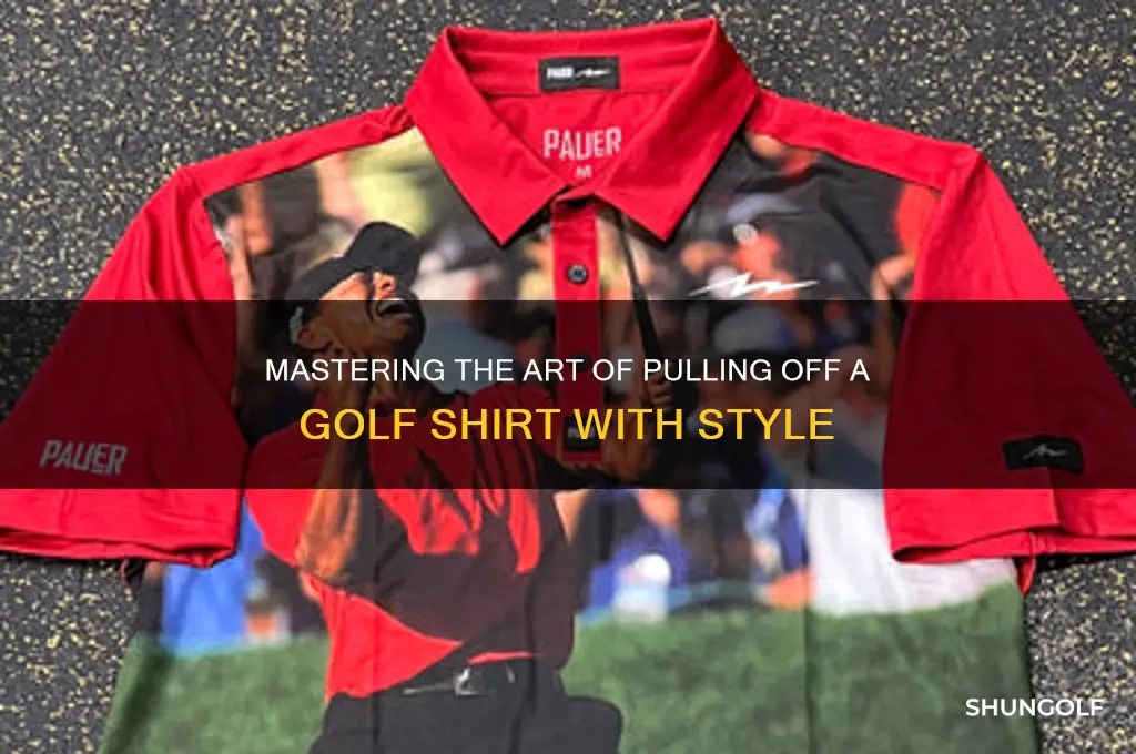 how to pulls in a golf shirt