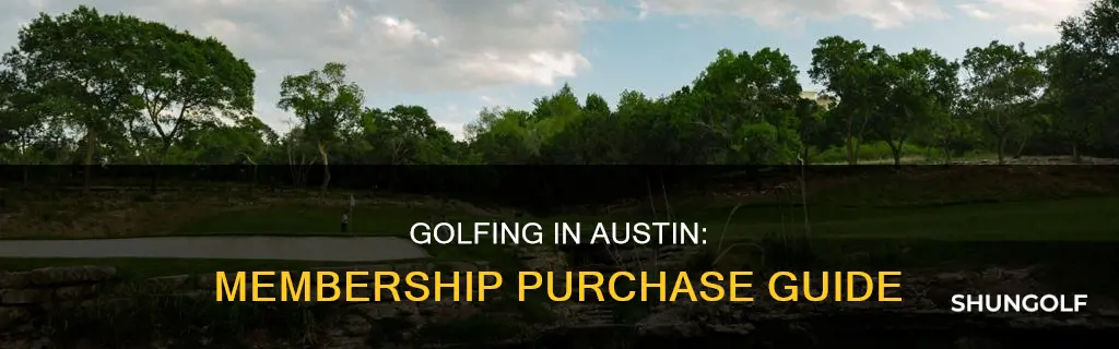 how to purchase austin golf membership