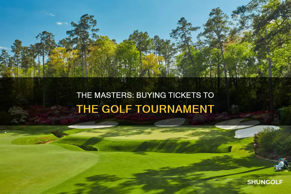 how to purchase masters golf tickets