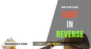 Mastering Reverse: A Simple Guide to Operating Your Golf Cart