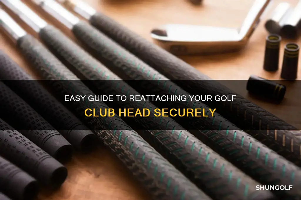 how to put a golf club head back on