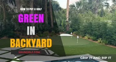Transform Your Backyard: A Guide to Installing a Golf Green