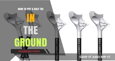 Mastering the Art of Teeing Up: A Simple Guide to Placing Golf Tees