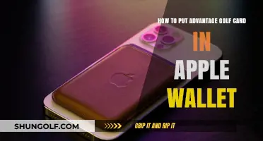 Add Your Advantage Golf Card to Apple Wallet Easily