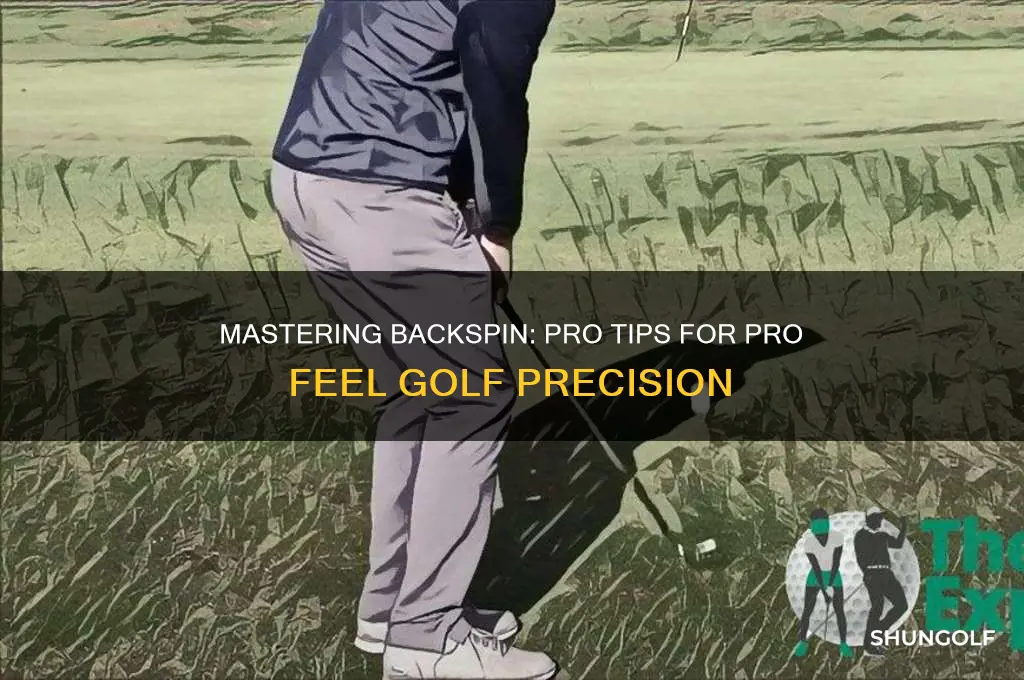 how to put backspin in pro feel golf