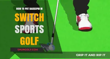 Mastering Backspin in Switch Sports Golf: Tips and Techniques