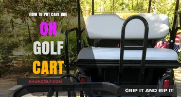 Easy Steps to Securely Attach Your Cart Bag to a Golf Cart