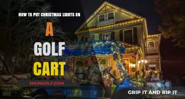 Festive Golf Cart Lighting: Easy Steps to Install Christmas Lights