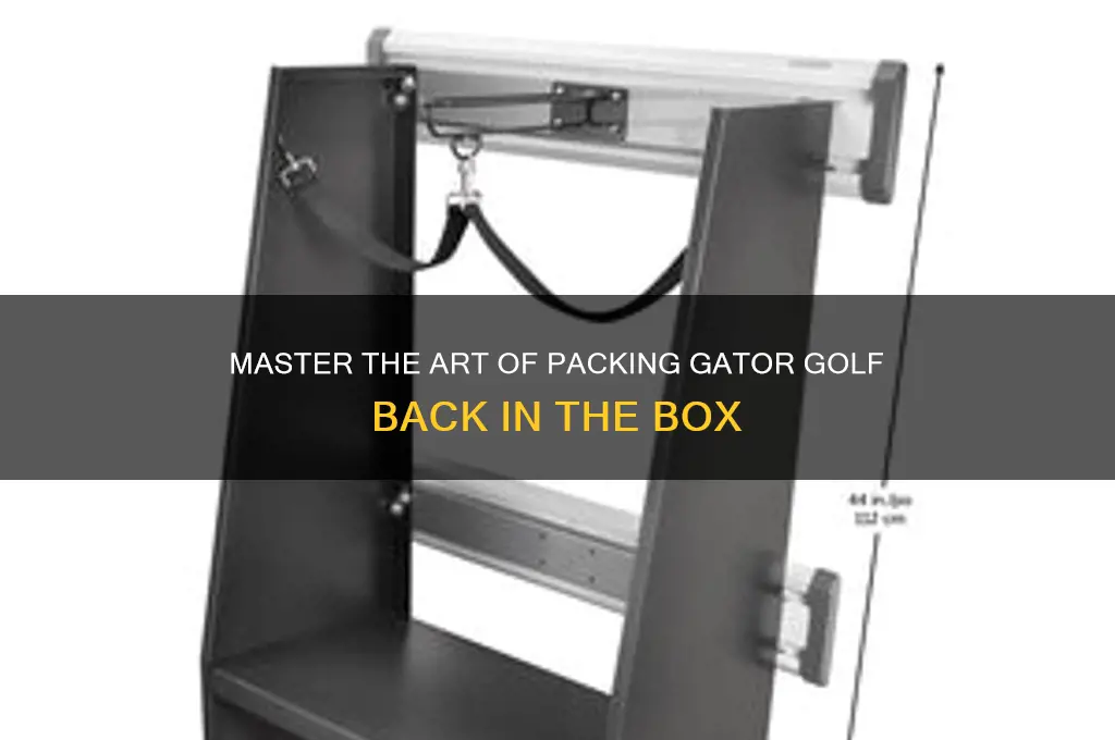 how to put gator golf back in the box