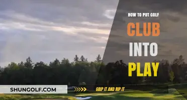 Mastering the Art of Putting Your Golf Club into Play