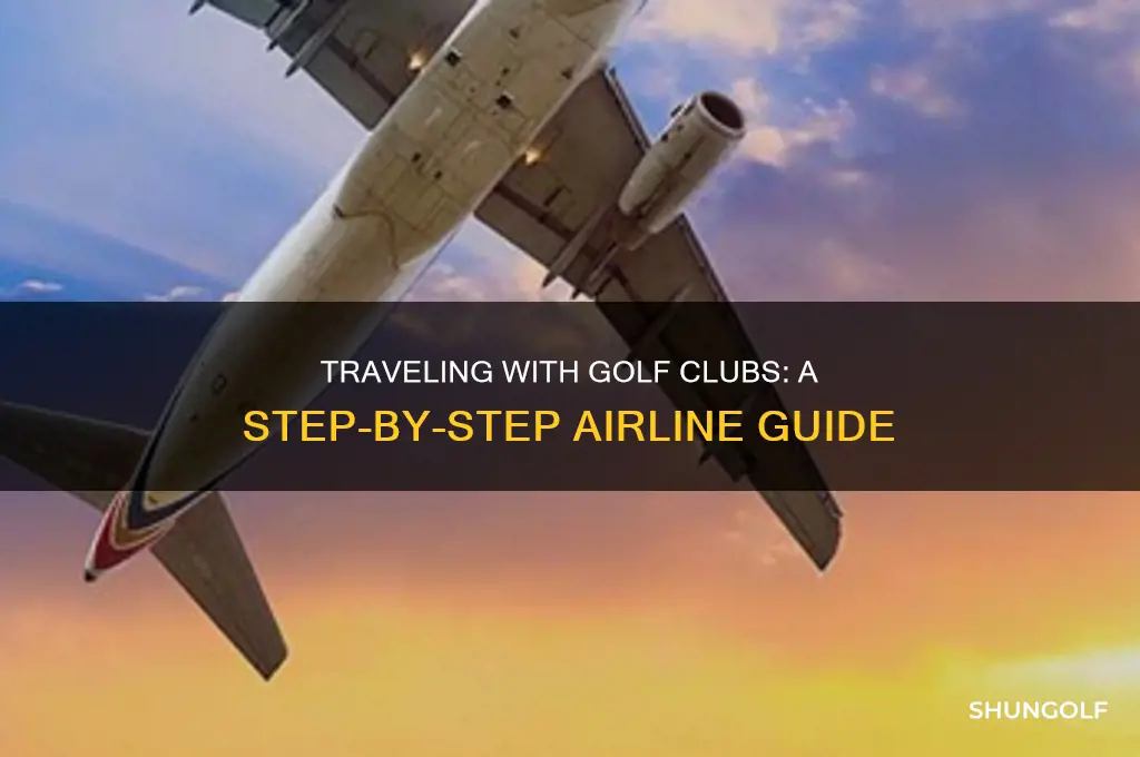 how to put golf clubs on a plane