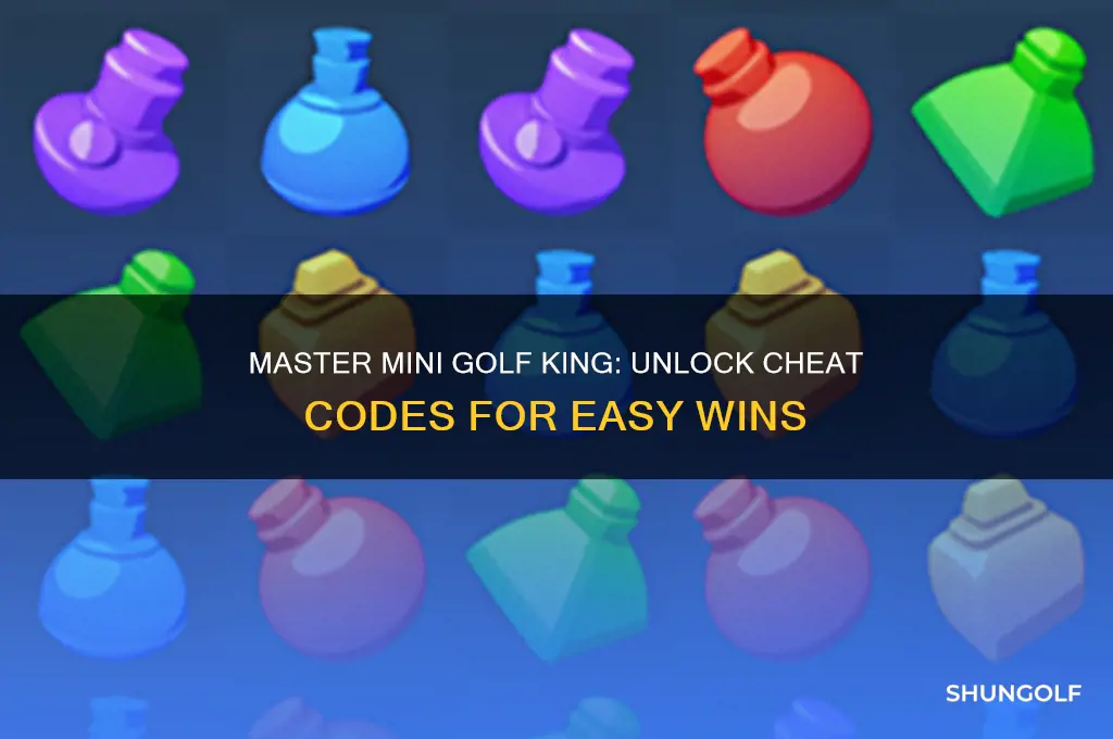 how to put in mini golf king cheat codes