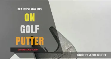 Mastering Your Putter: A Step-by-Step Guide to Applying Lead Tape