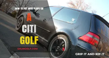 Easy DIY Guide: Installing Mud Flaps on Your Citi Golf
