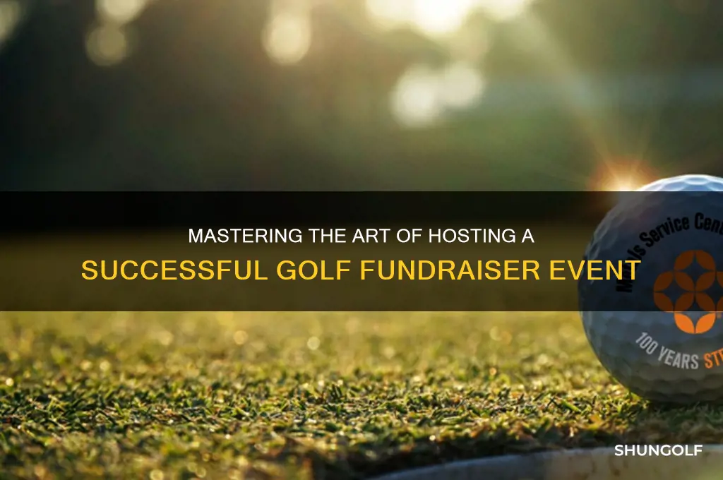 how to put on a golf fundraiser