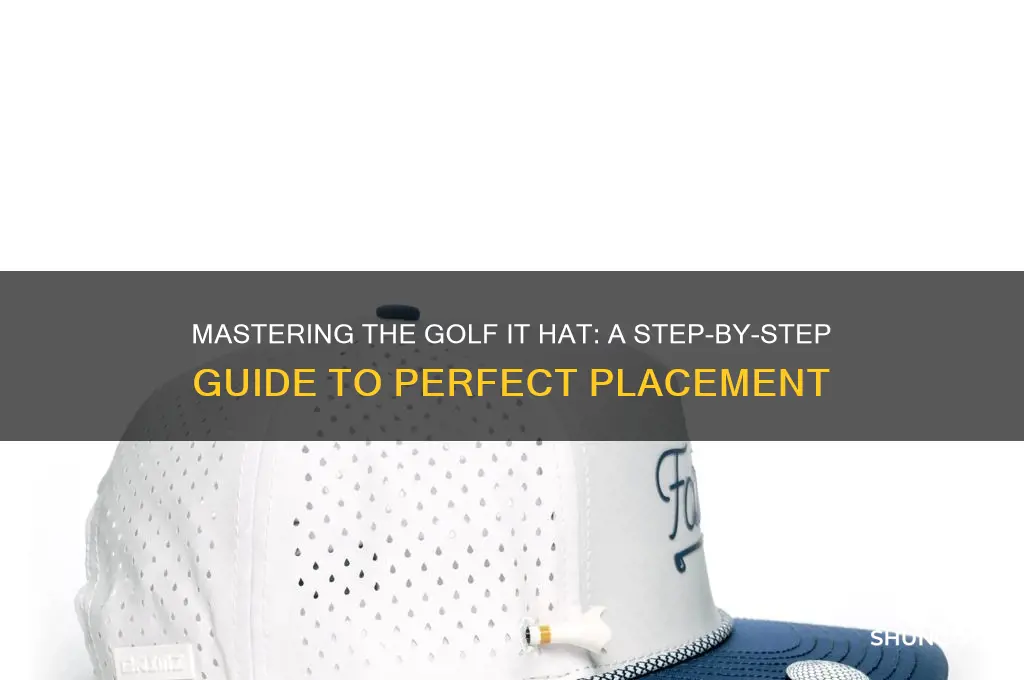 how to put on the hat in golf it