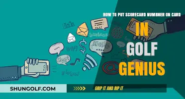 Adding Scorecard Numbers in Golf Genius: A Step-by-Step Guide