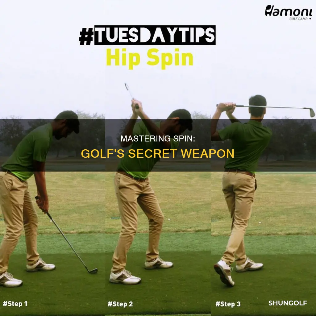 how to put spin on golf