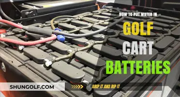 Easy Steps to Safely Add Water to Golf Cart Batteries