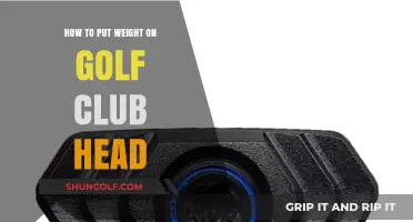 Adding Weight to Your Golf Club Head: A Step-by-Step Guide