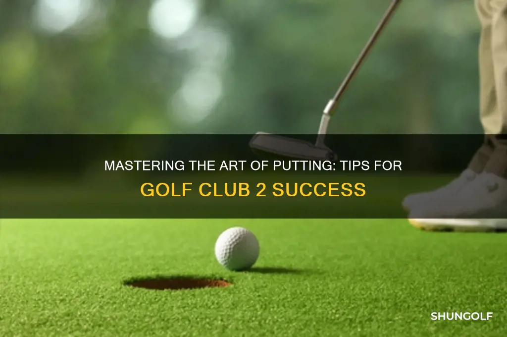 how to putt golf club 2
