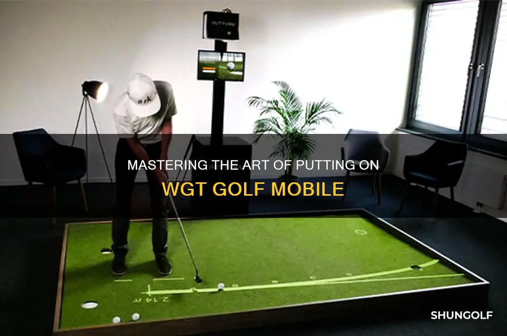 how to putt on wgt golf mobile