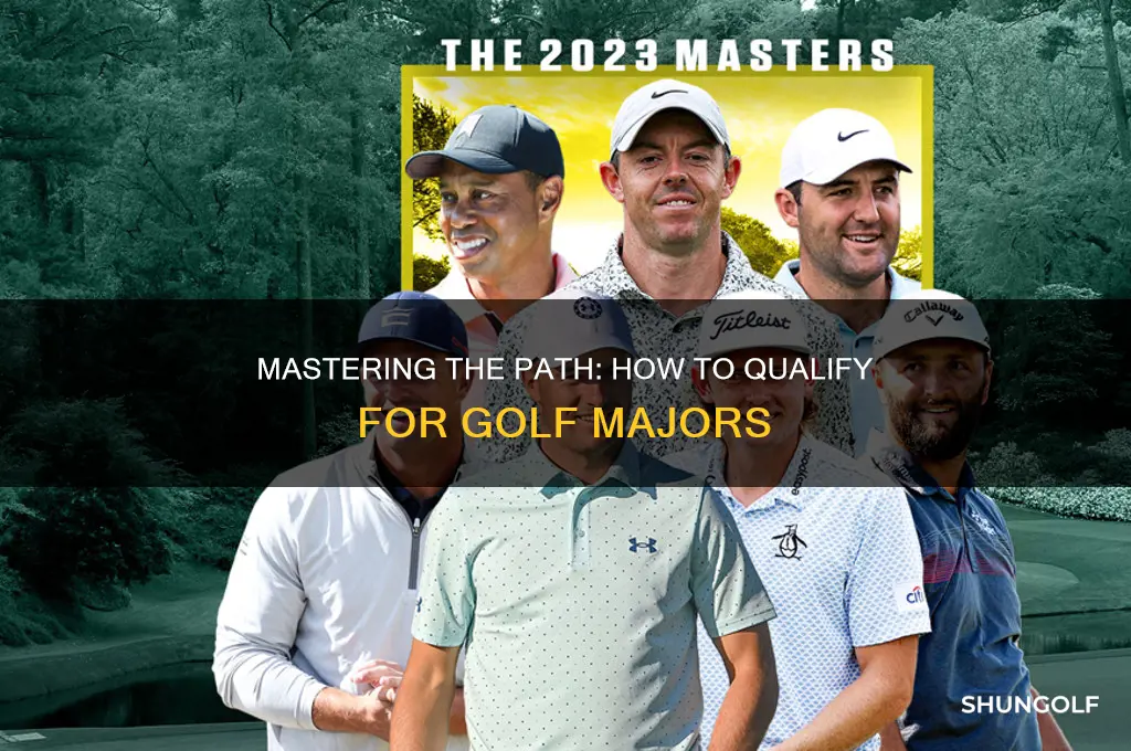 how to qualify for majors in golf