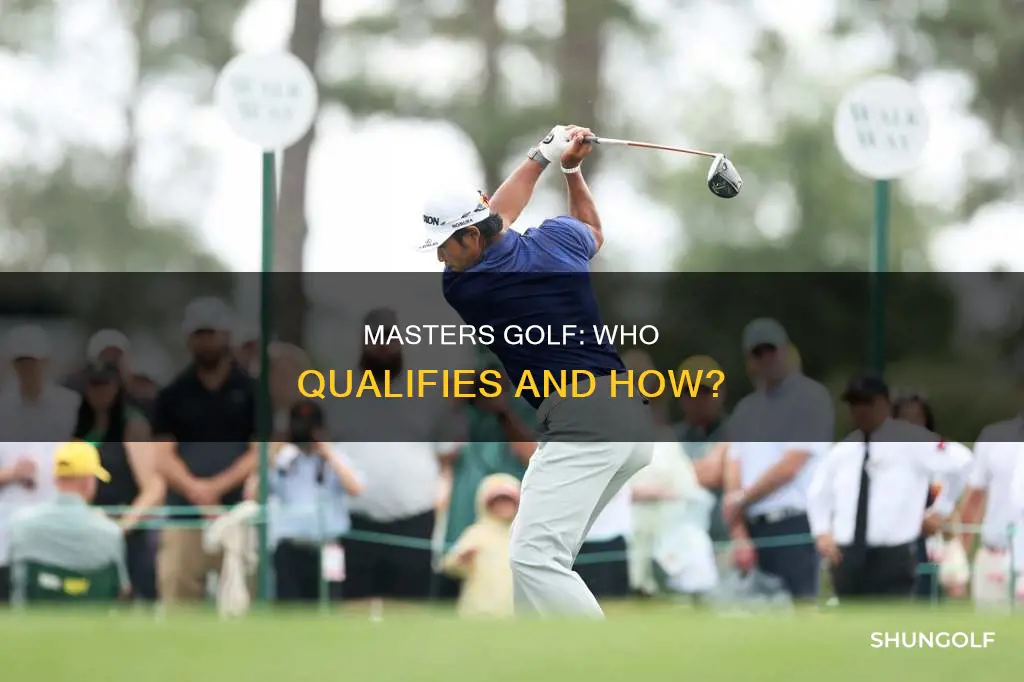 how to qualify for masters golf