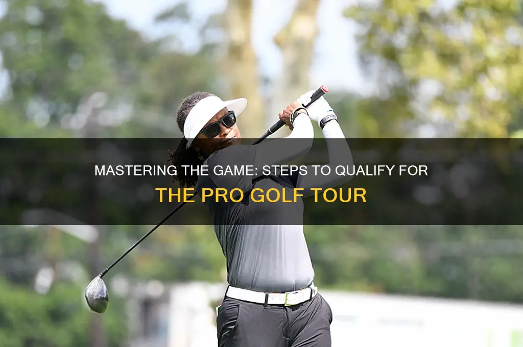how to qualify for pro golf tour