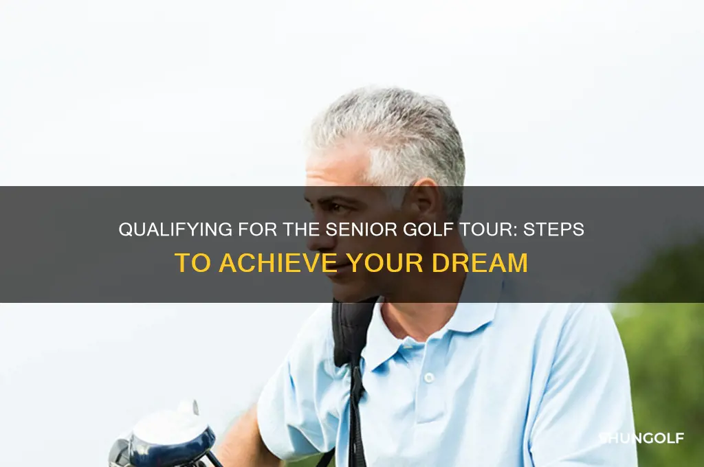 how to qualify for senior golf tour