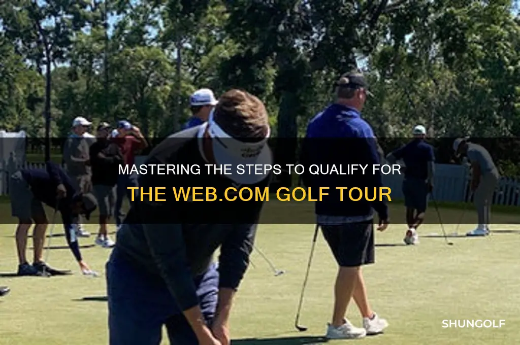 how to qualify for the web com golf tour