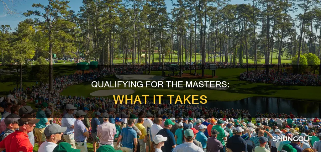 how to qualify masters golf