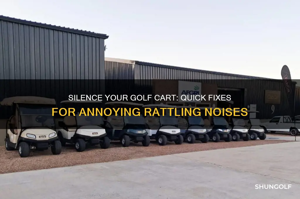 how to quiet rattling noises on golf cars