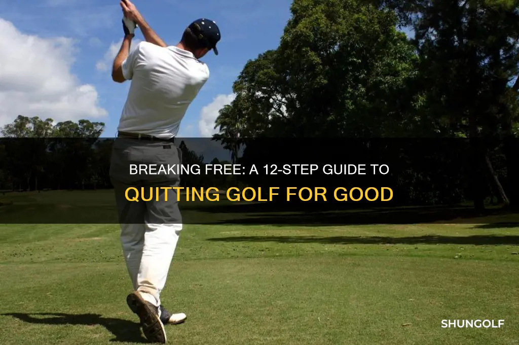 how to quit golf a 12 step program
