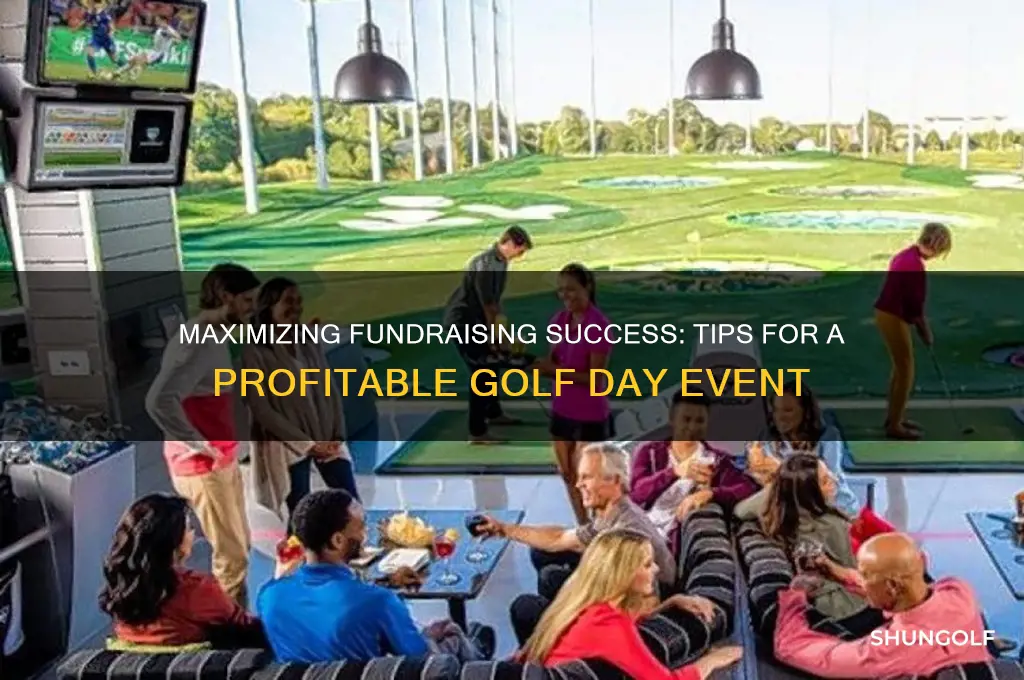 how to raise money at a golf day