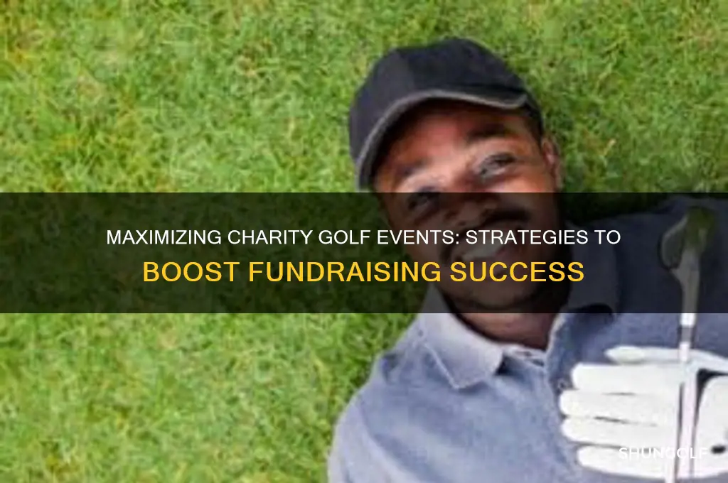 how to raise money at charity golf events